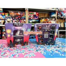 Ночной салют, фейерверк на гендер пати в Мурманске (девочка)