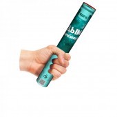 Ручная шашка бирюзового цвета Hand Smoke, можно держать в руках по инструкции, идеальный вариант для... Ручной дым Hand Smoke (бирюз)